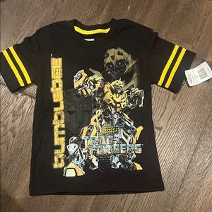Hasbro Black & Yellow Bumblebee Transformers Tee